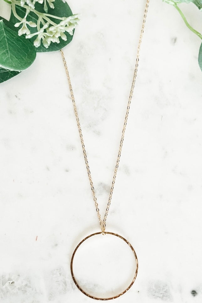 Round Pendant Necklace