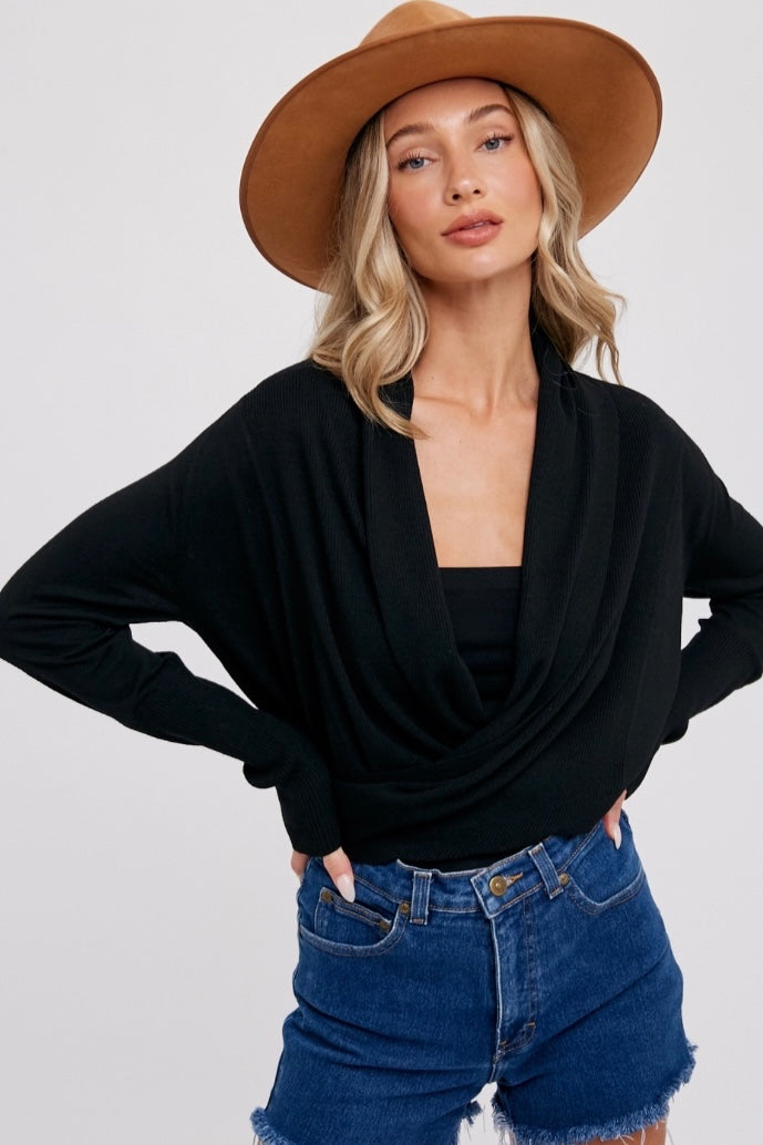Versatile Sweater Top (2 Colors)