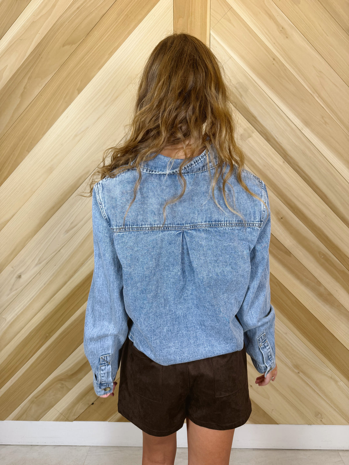 Denim Boxy Top