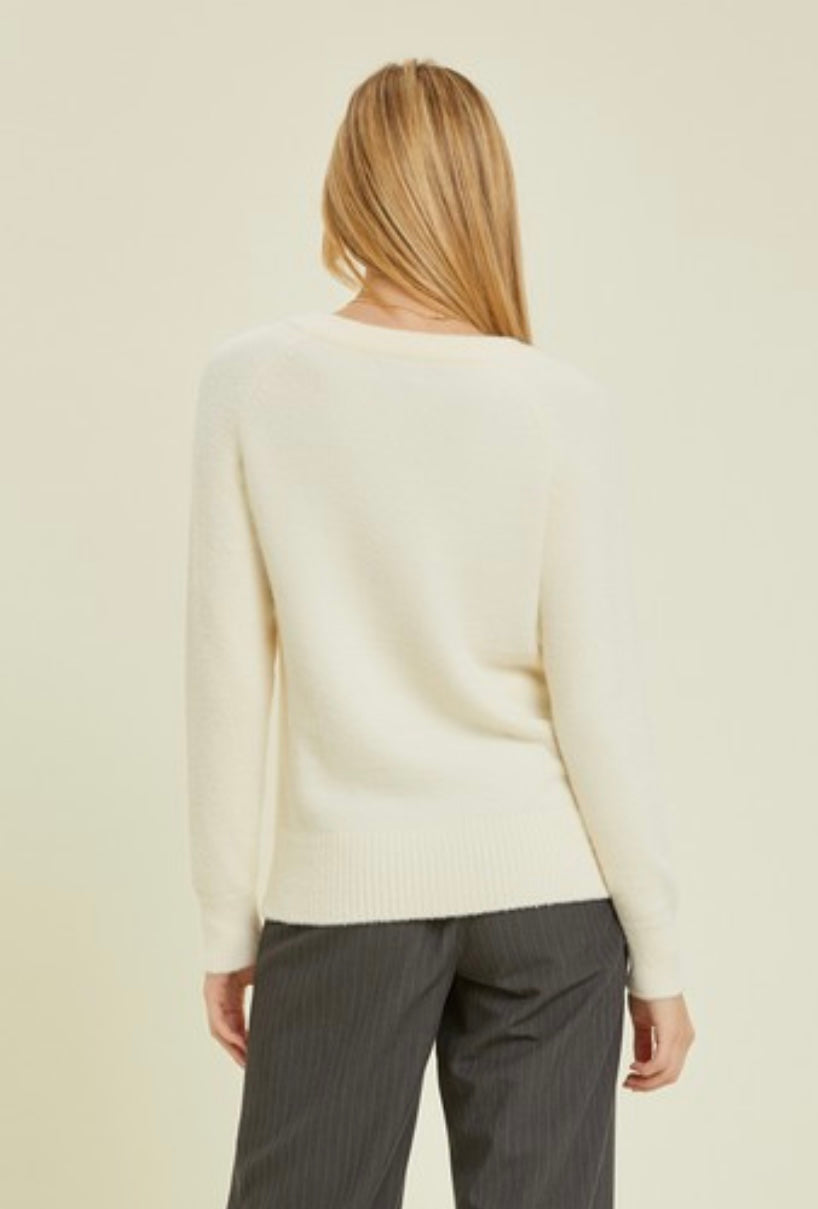 Raglan Crewneck Sweater