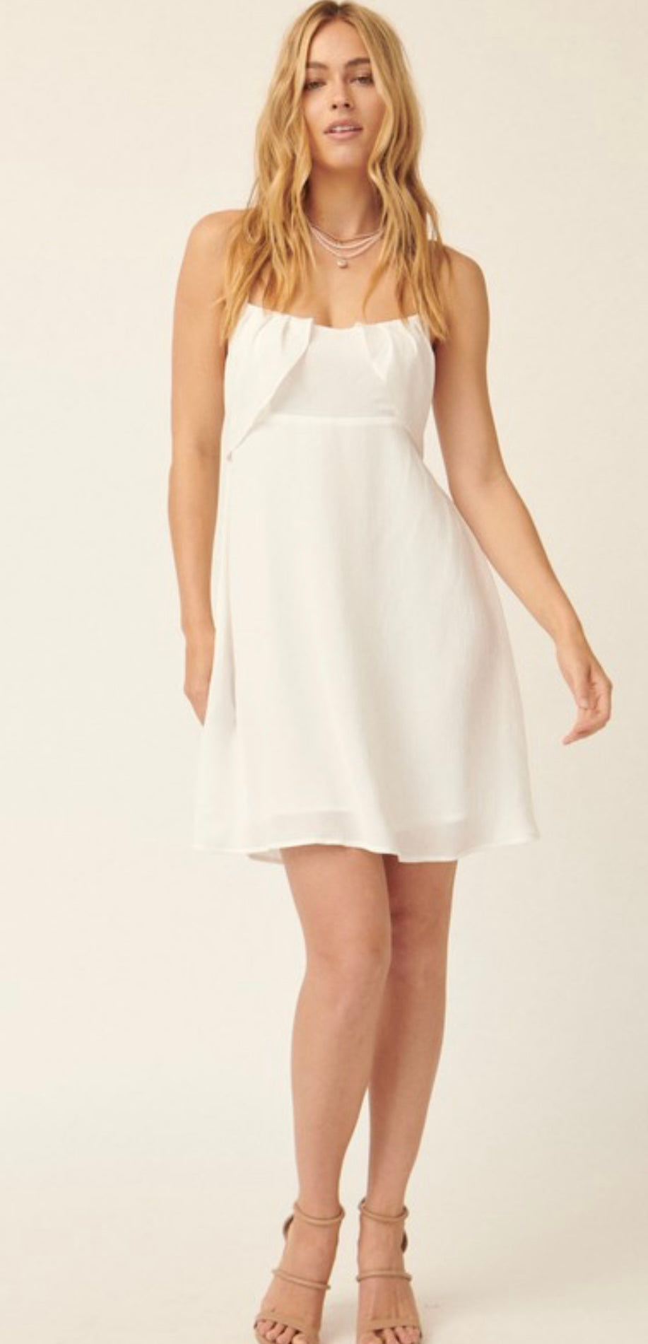 Draped Mini Dress