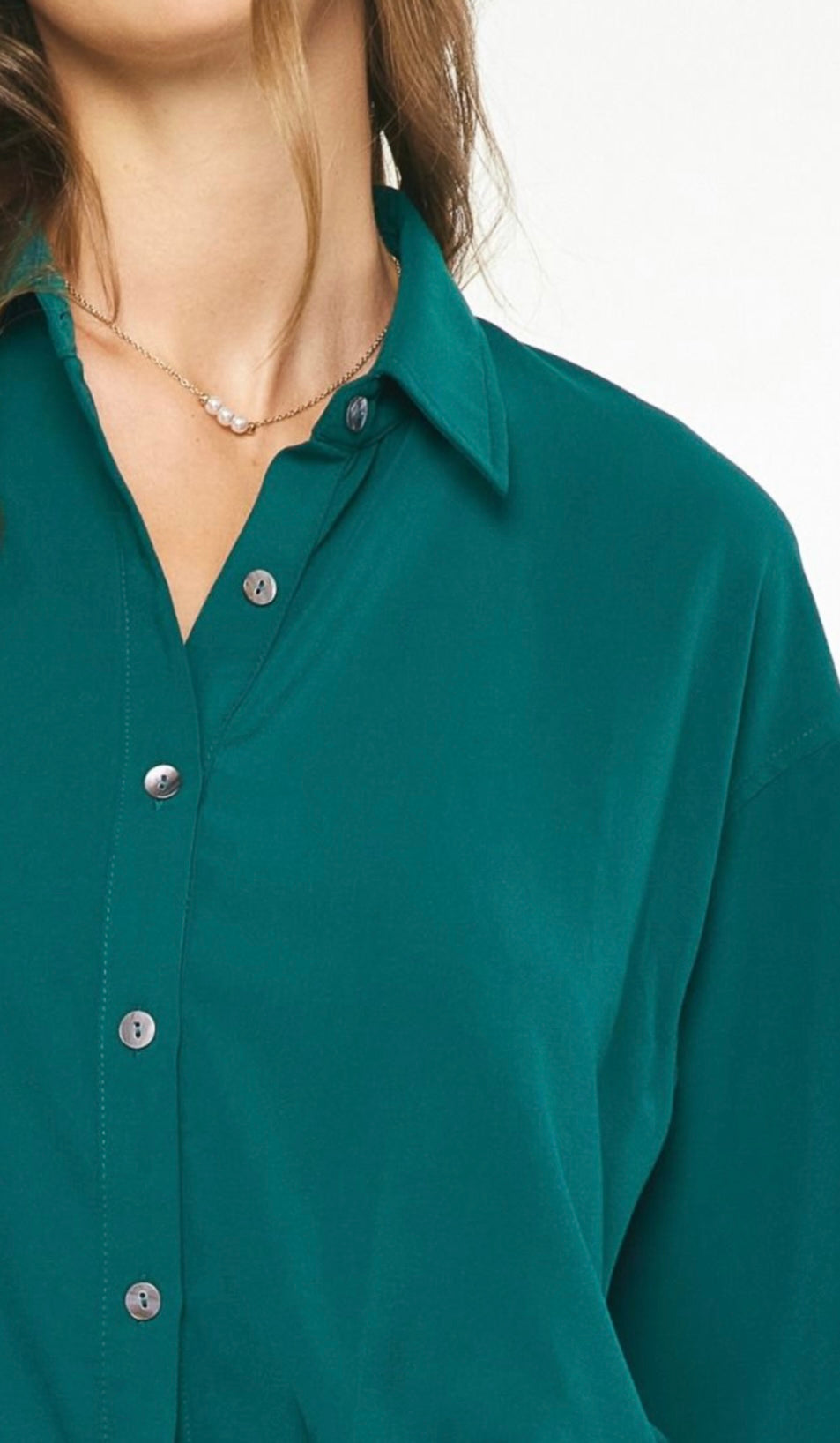 Long Sleeve Button Down Top