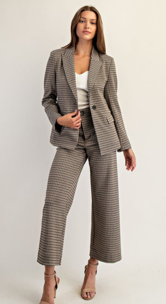Houndstooth Blazer