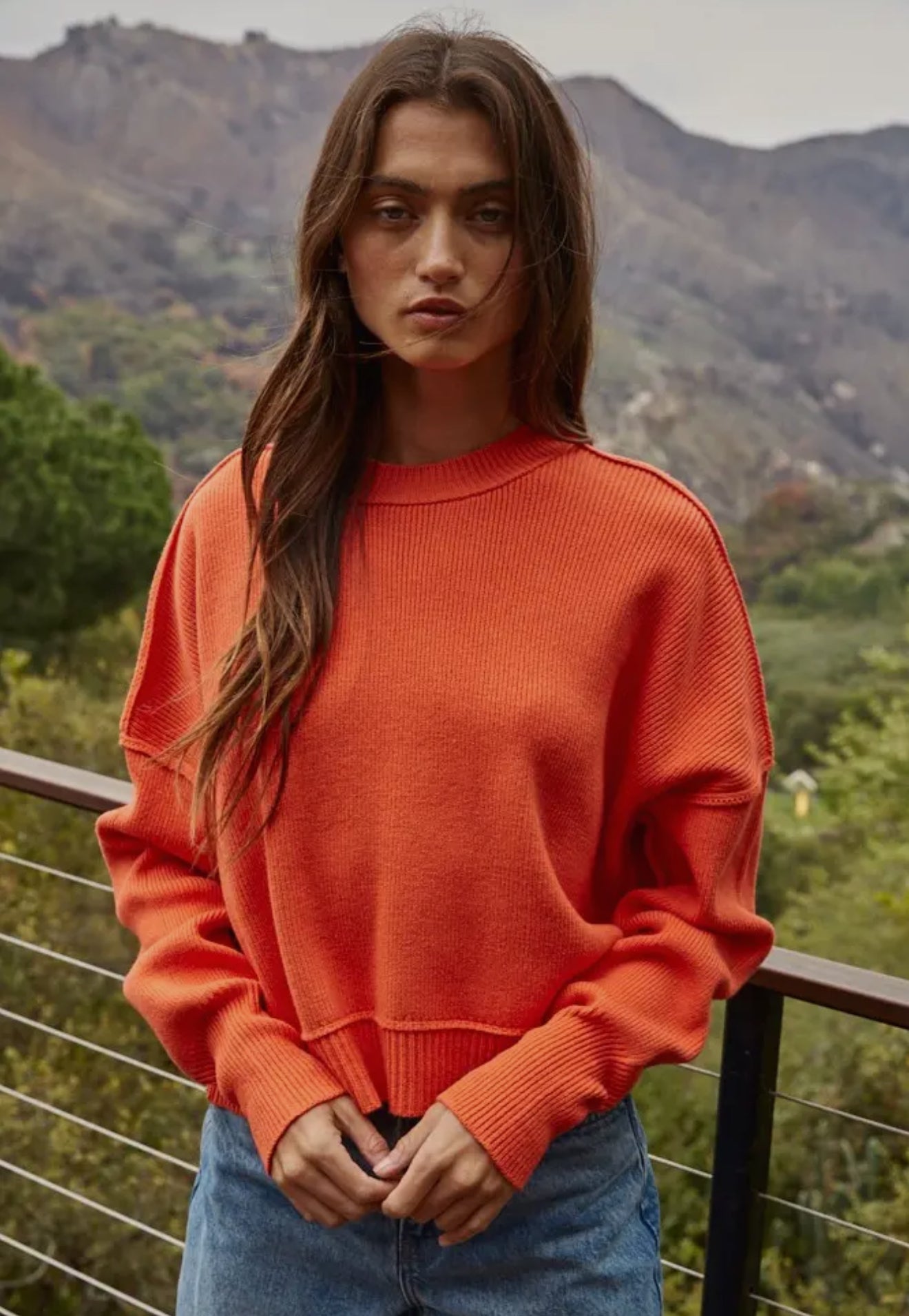 Ribbed Knit Sweater