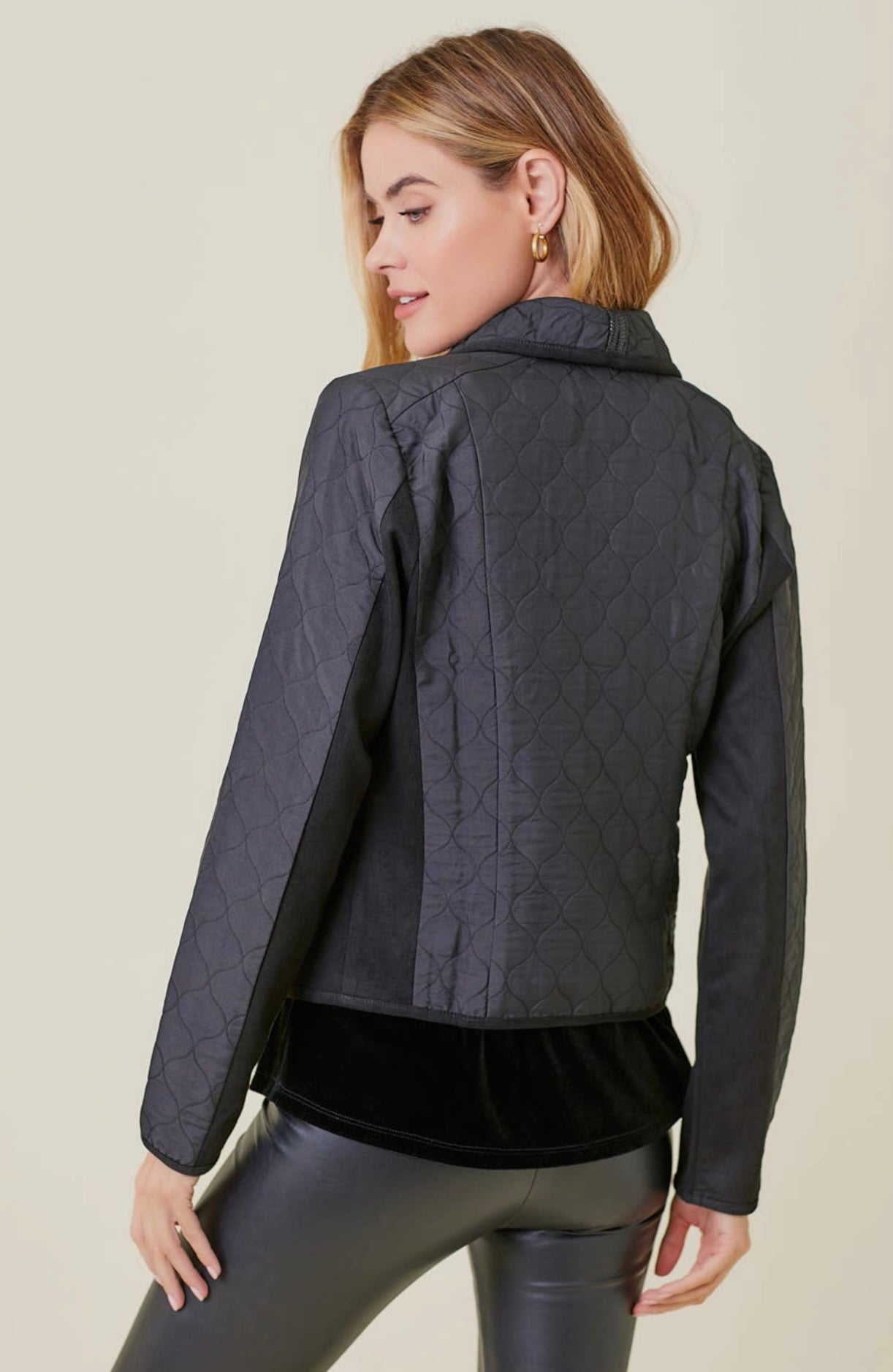 Drape Quilting Jacket