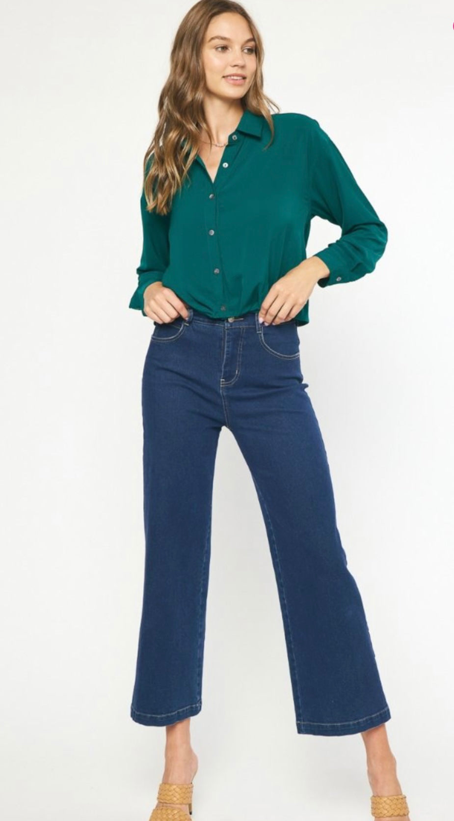 Long Sleeve Button Down Top