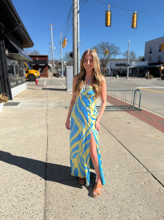 Ocean Waves Maxi