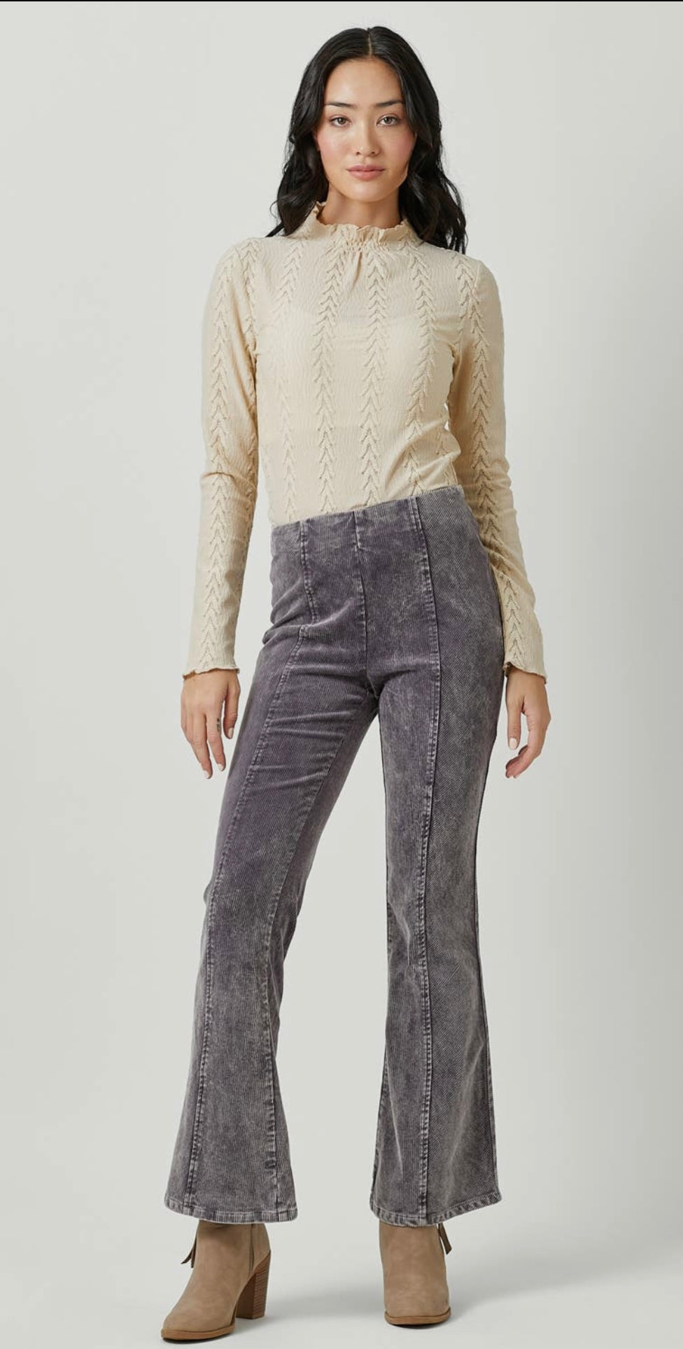 Corduroy Flare Pants