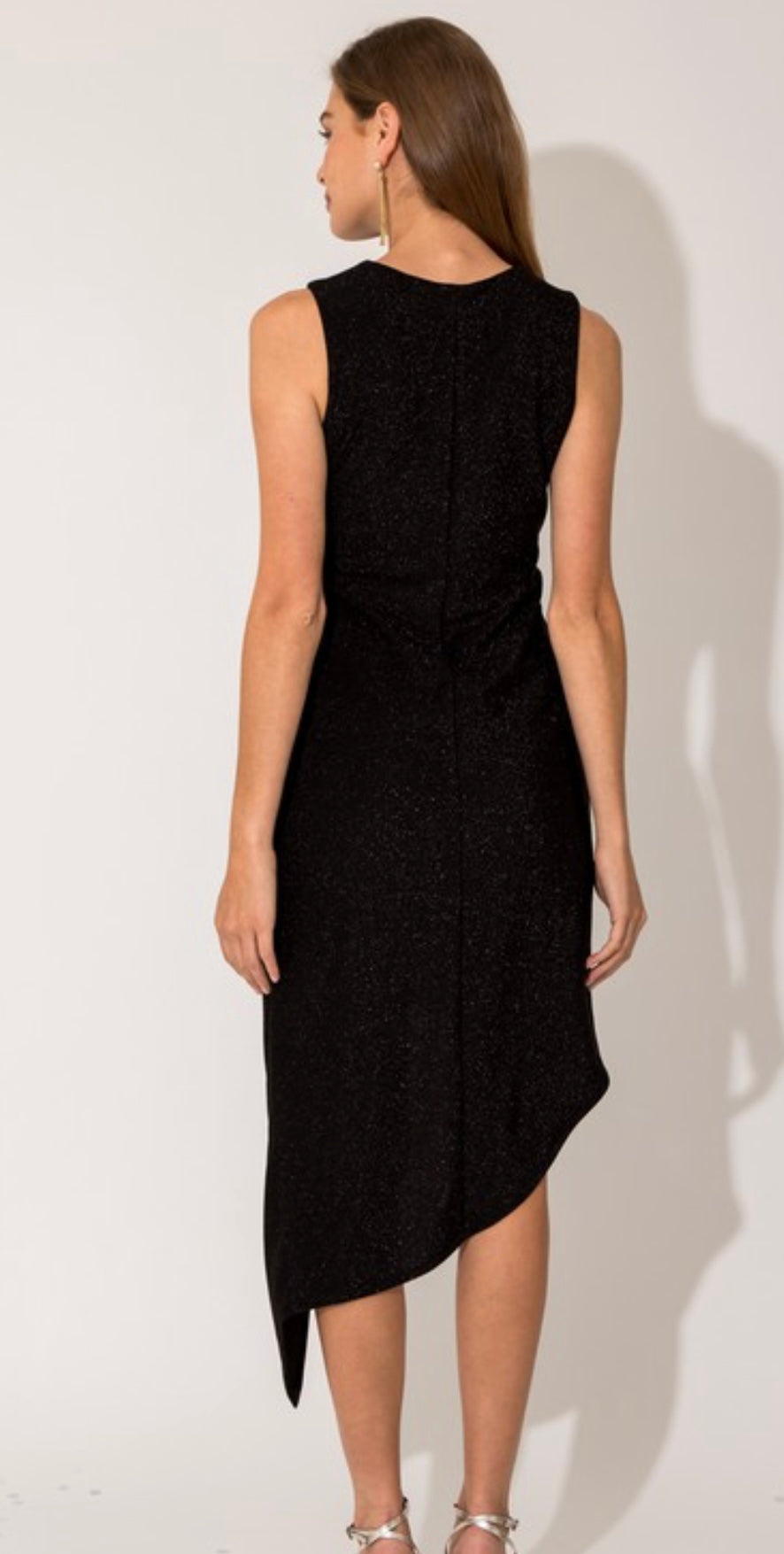 Sleeveless Twist Wrap Dress