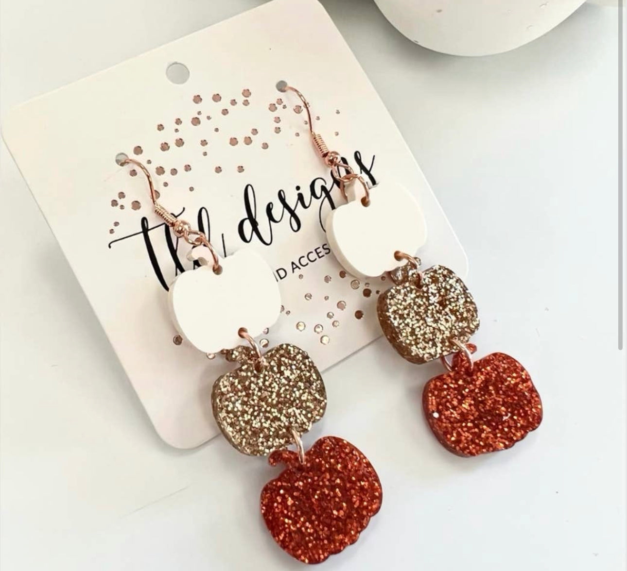 Triple Pumpkin Earrings