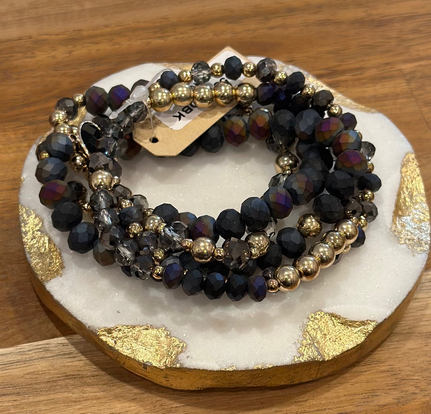 Frosted Stretch Bracelet Set