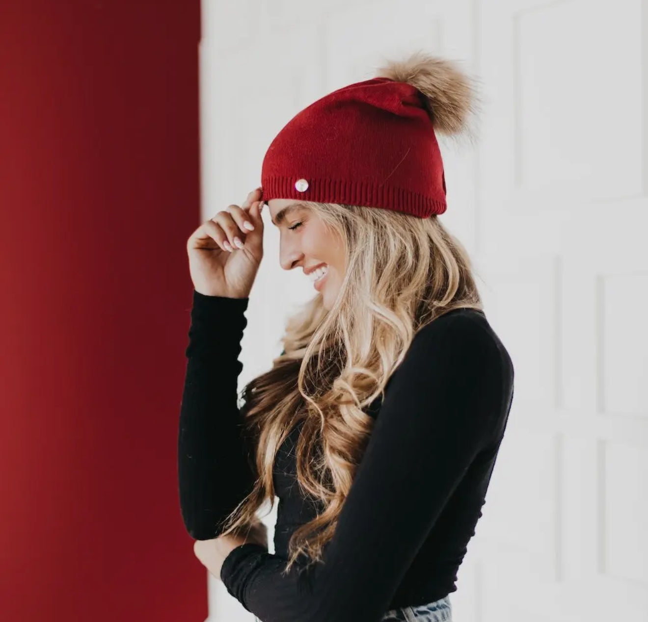 Cashmere Pom Hat