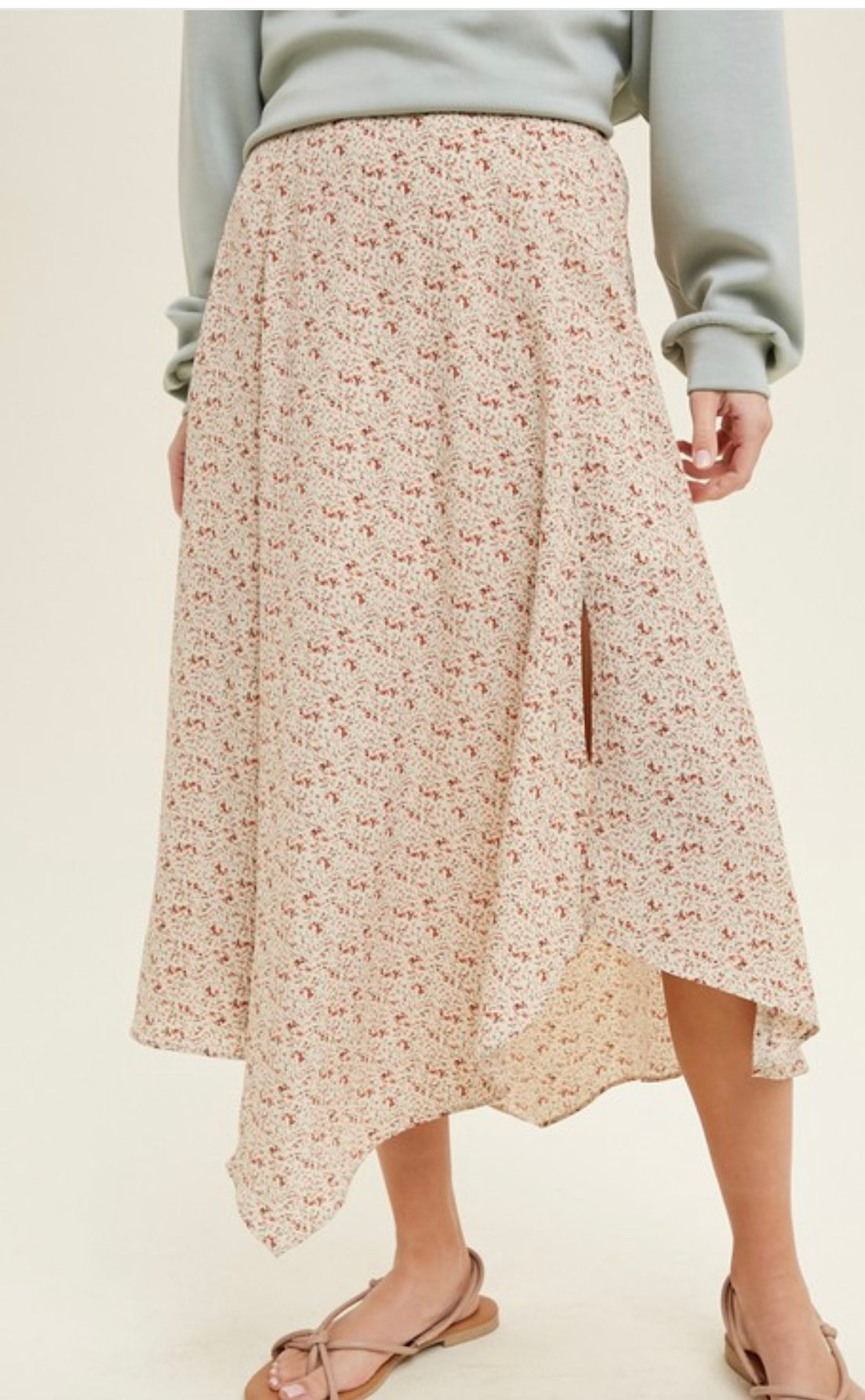 Fall Floral Maxi Skirt