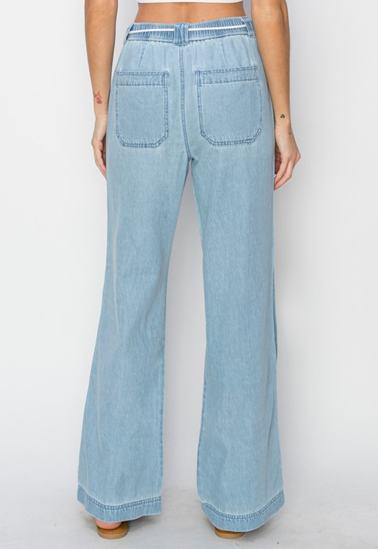 Wide Leg Pull on Jeans