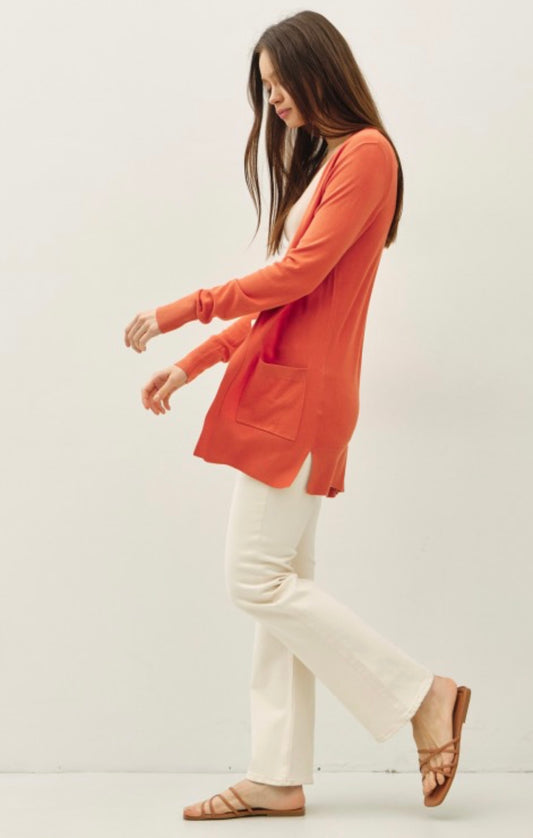 Open Front Essential Cardigan 2 Colors
