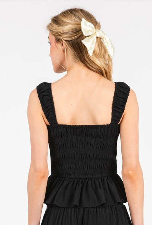 Sweetheart Tie Front Top