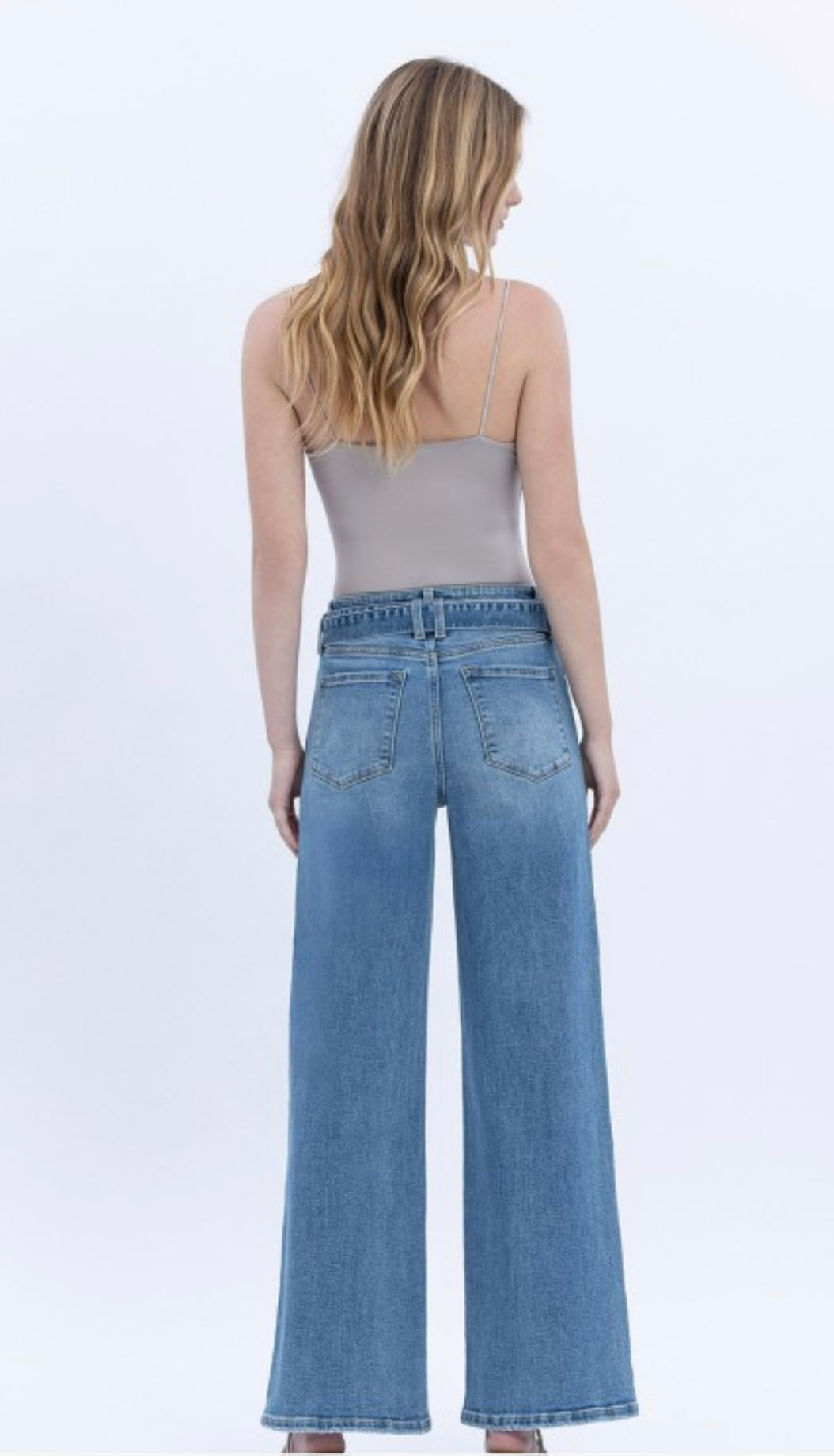 High Rise Wide Leg Jeans