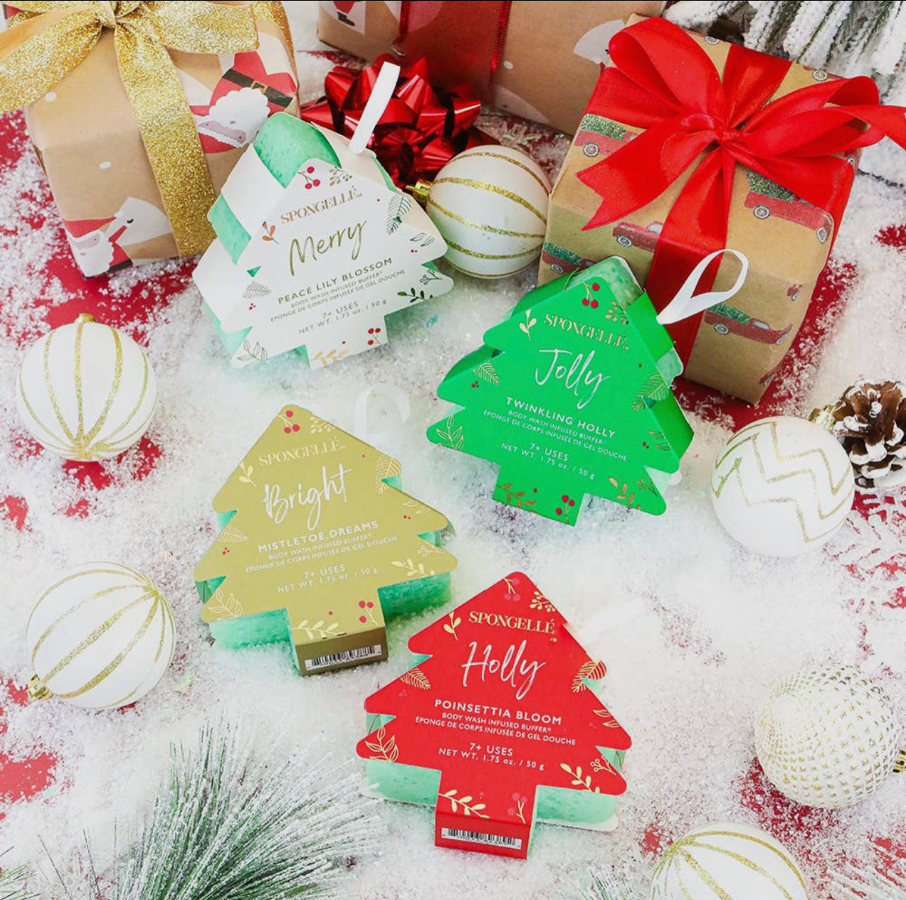 Spongelle Holiday Tree Body Wash Buffer