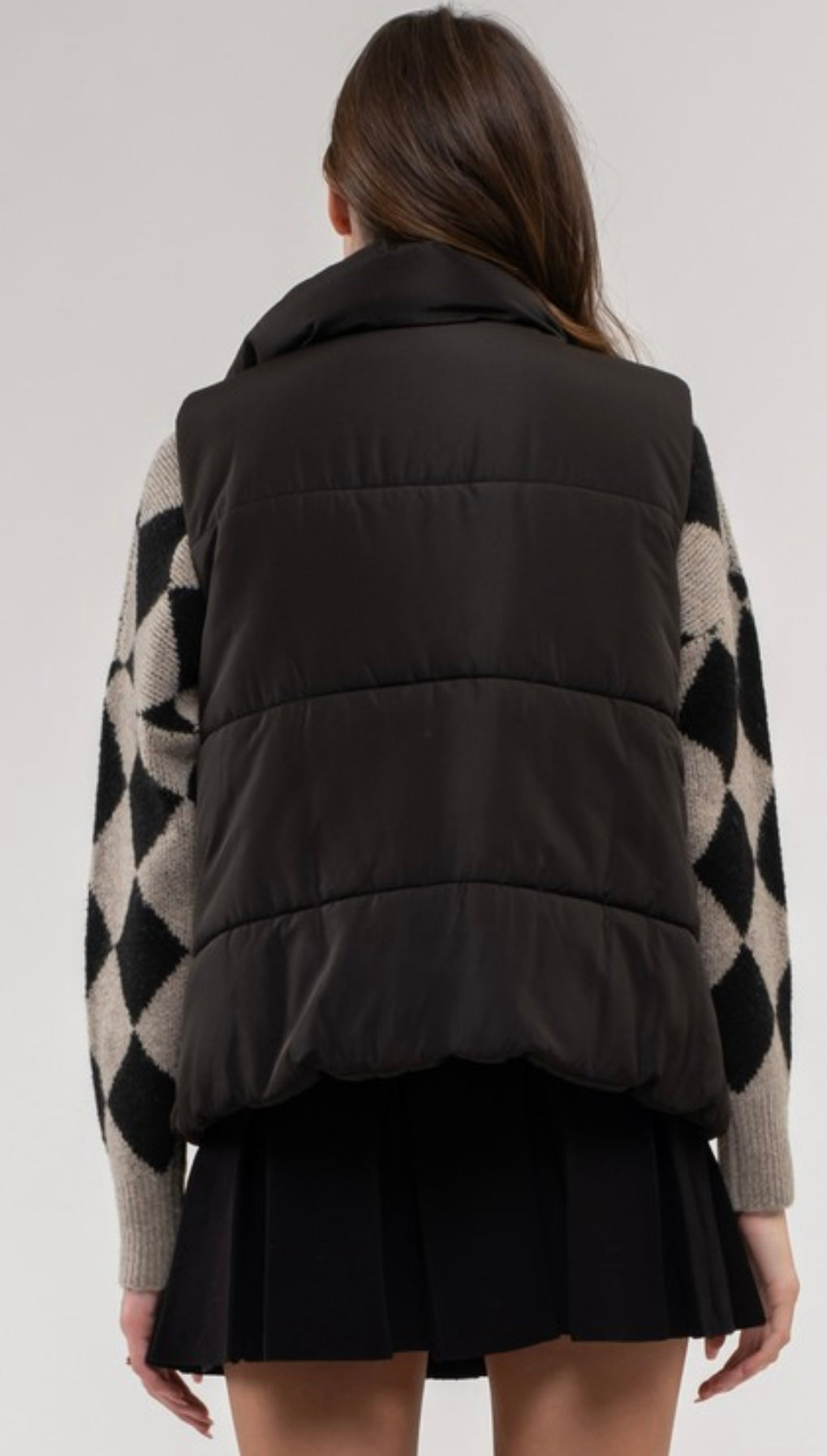 Solid Puffer Vest