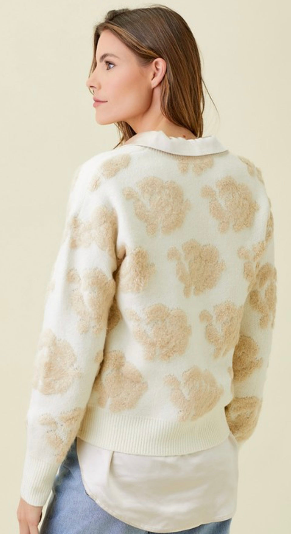 Floral Button Down Cardigan