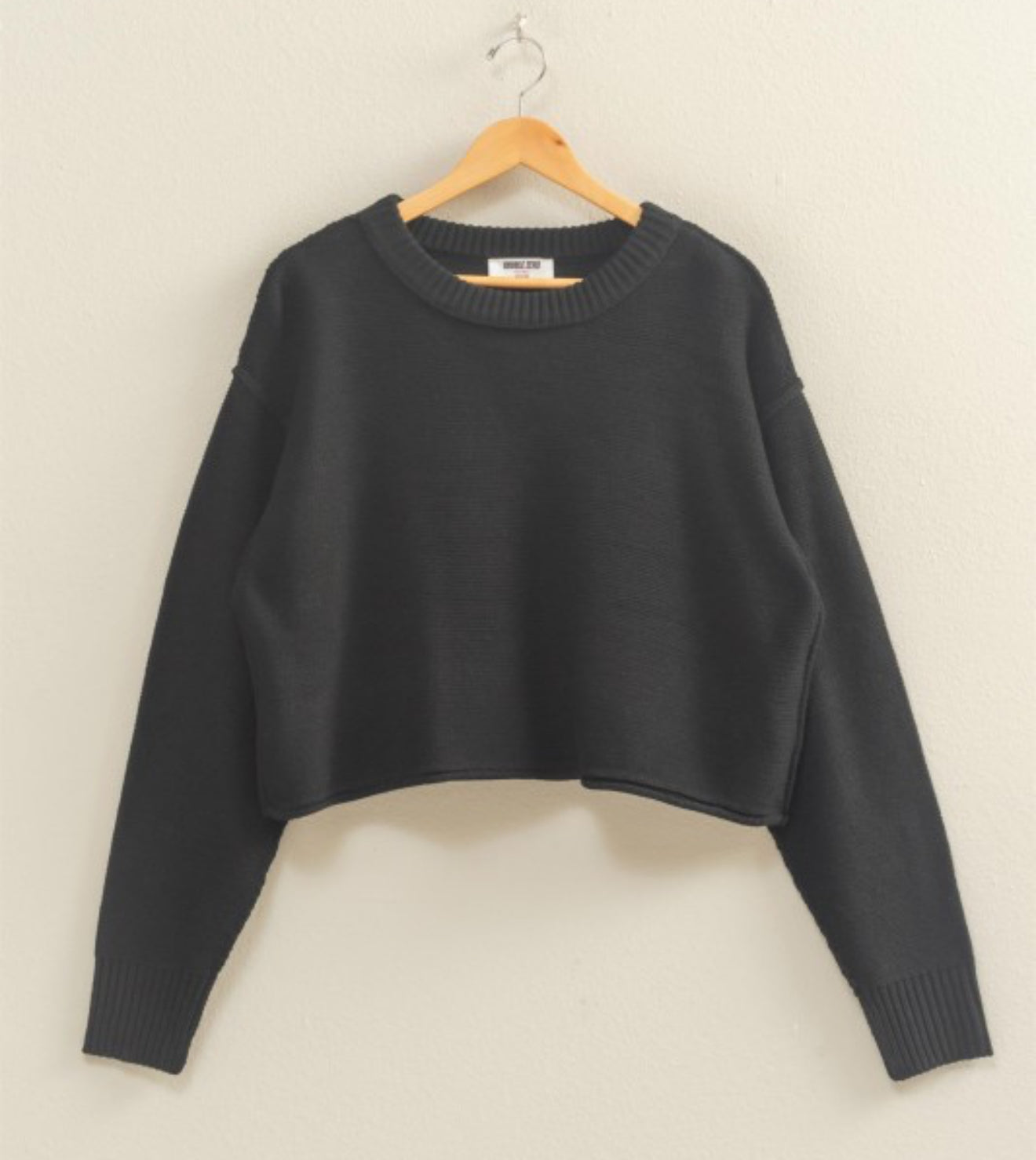 Cropped Oversized Sweater