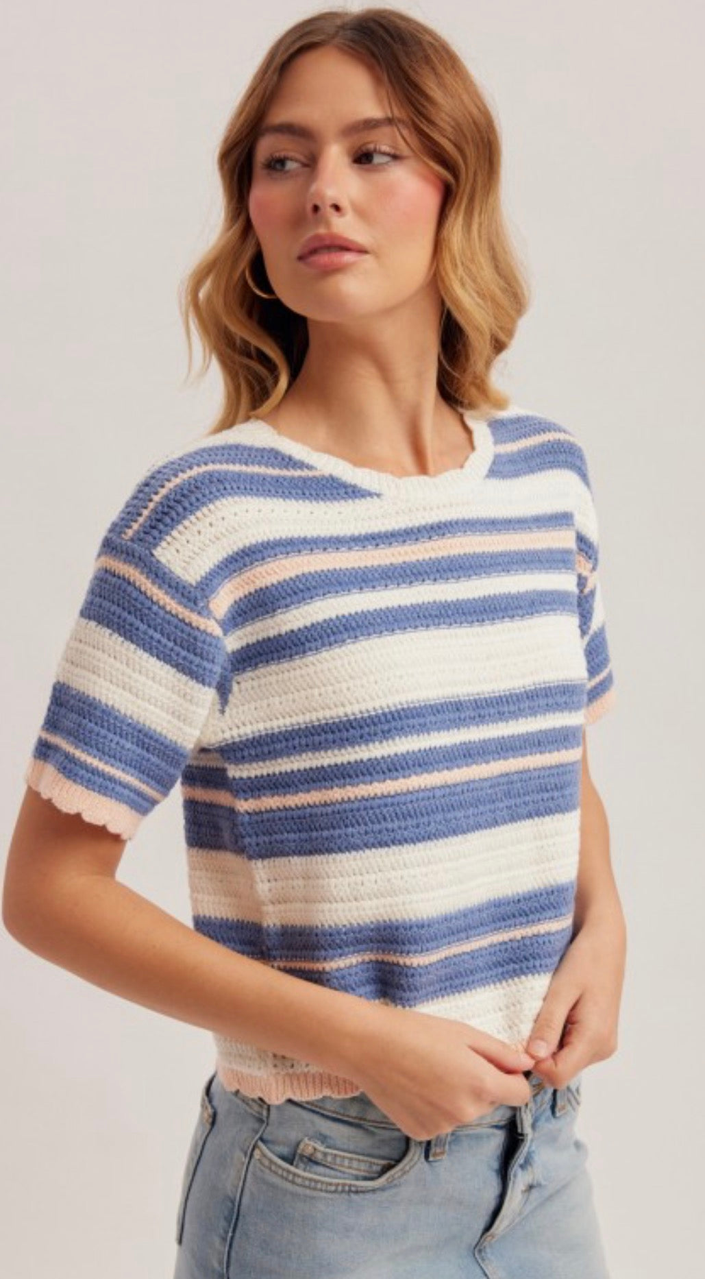 Multi Color Striped Sweater