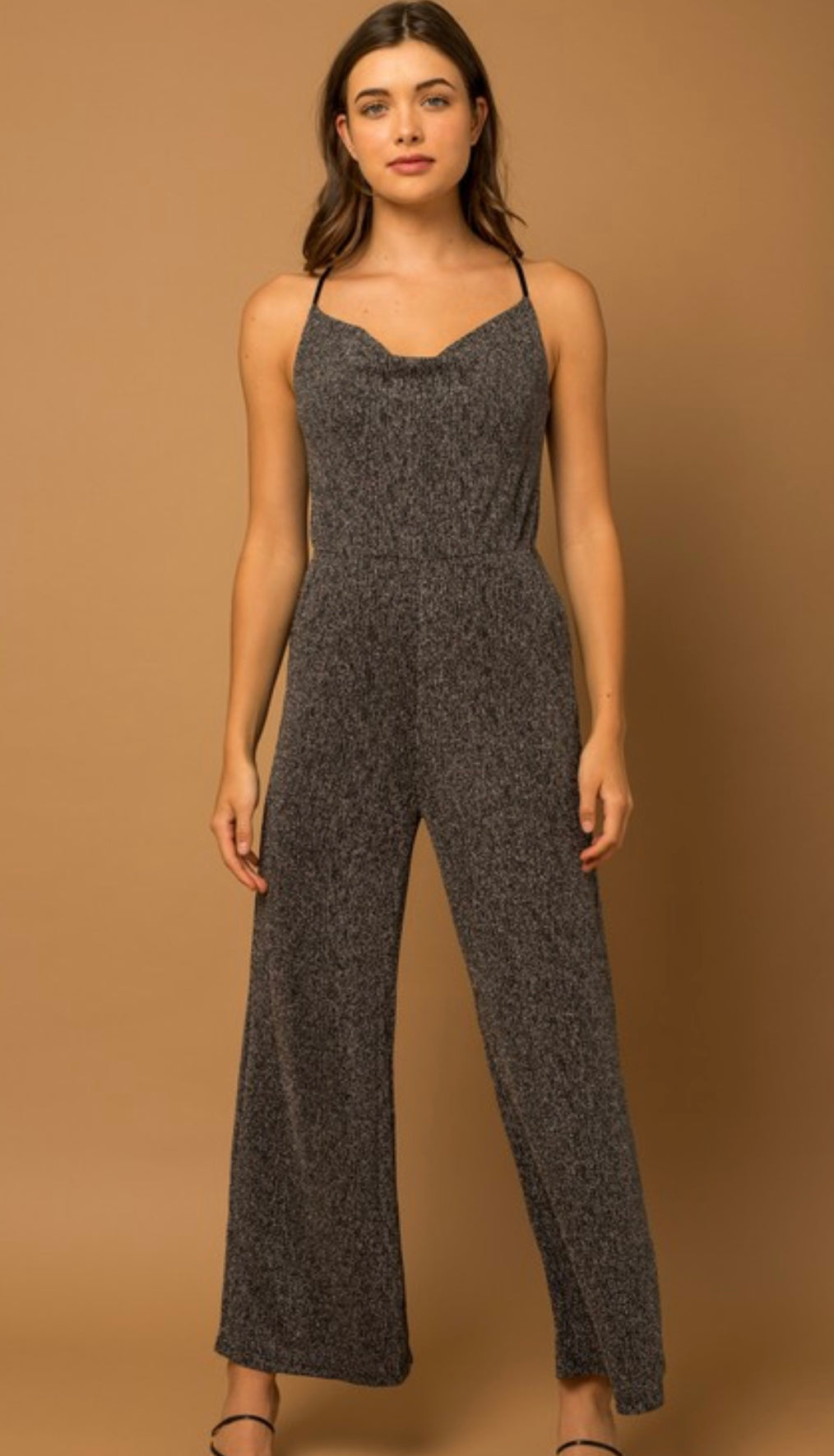 Cowl Neck Jumpsuit