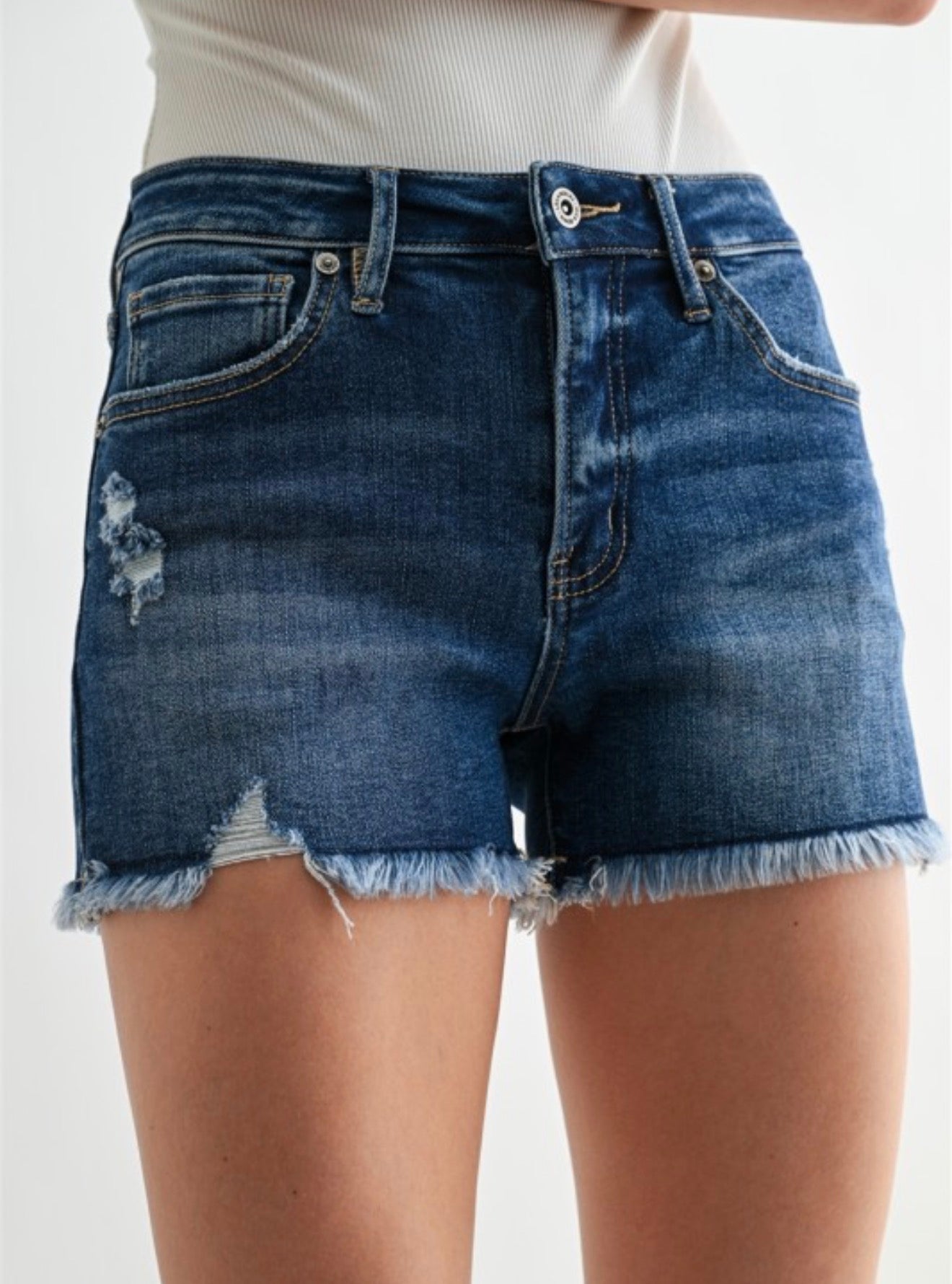 Jelly Bean High Rise Shorts