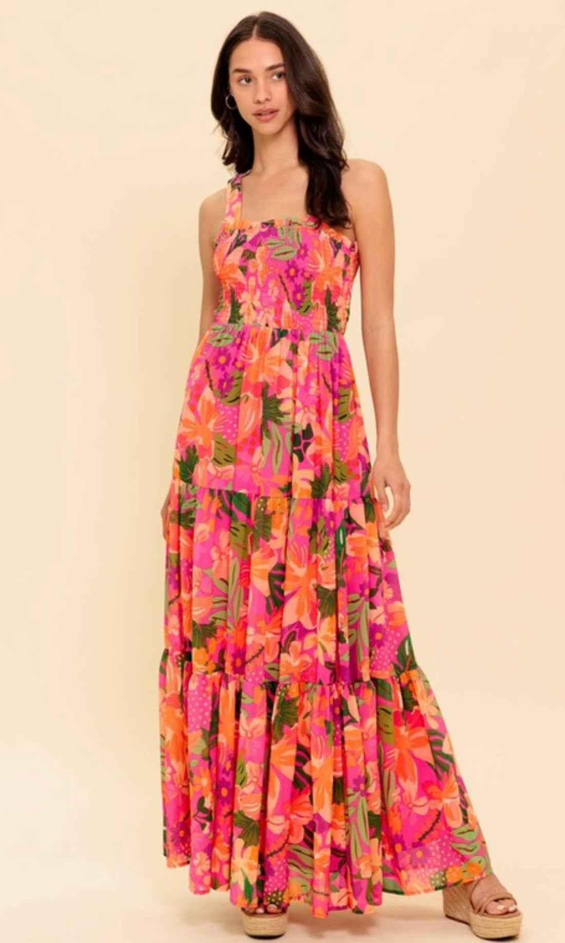 Tropical Maxi Dress