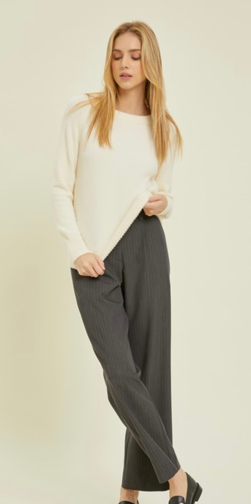 Raglan Crewneck Sweater