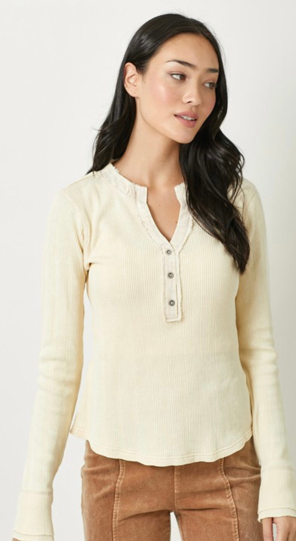 Thermal Henley Tops (2 Colors)