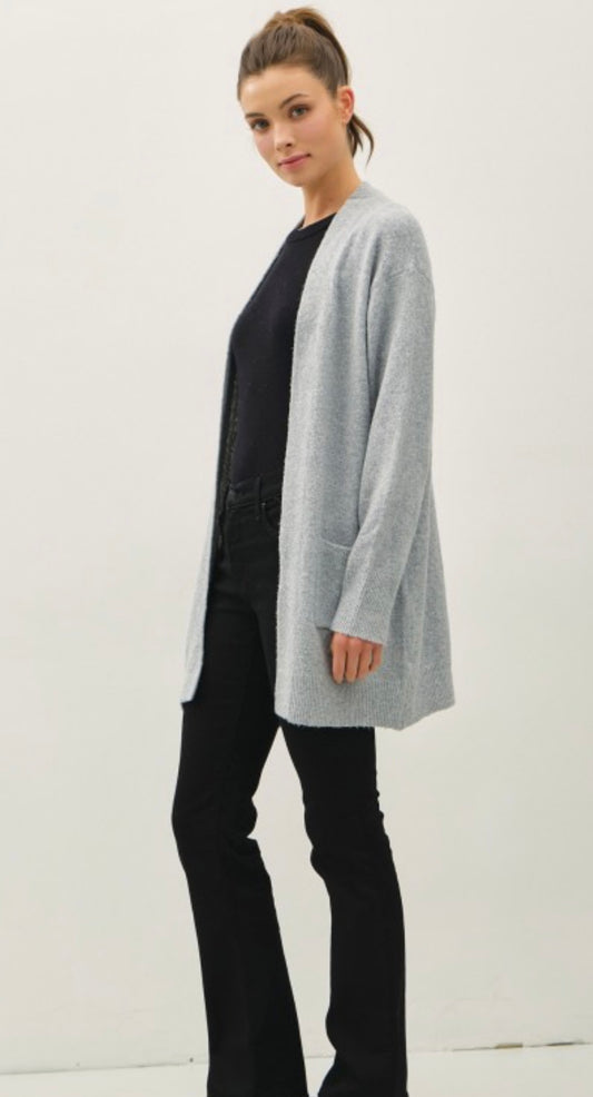 Long Sleeve Open Cardigan