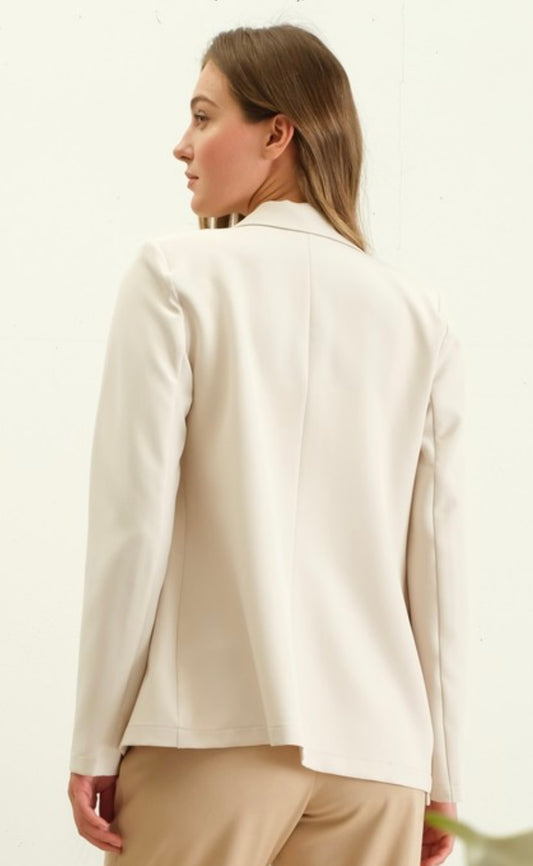 Khaki Double Breasted Blazer