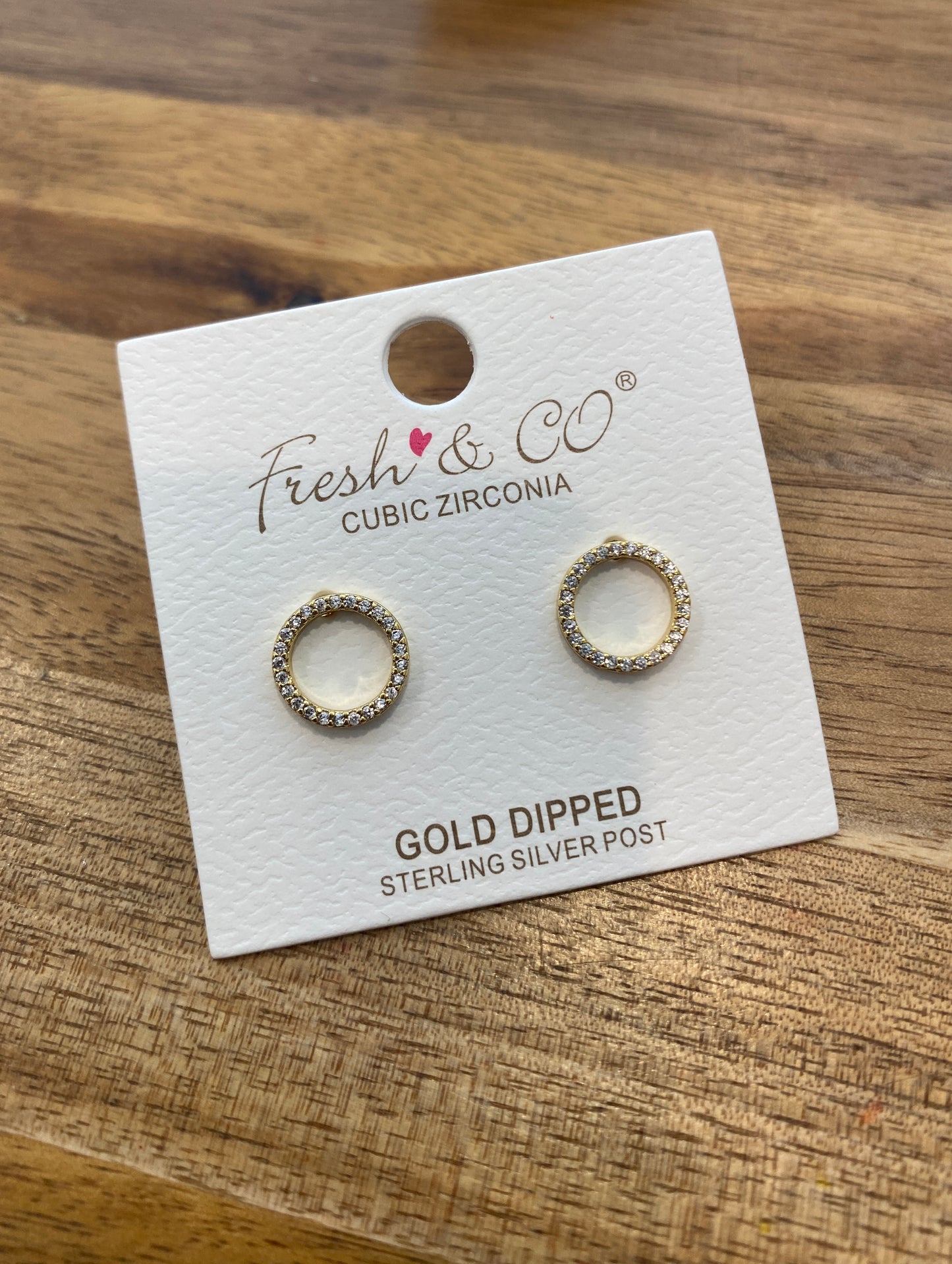 Open Circle Studs