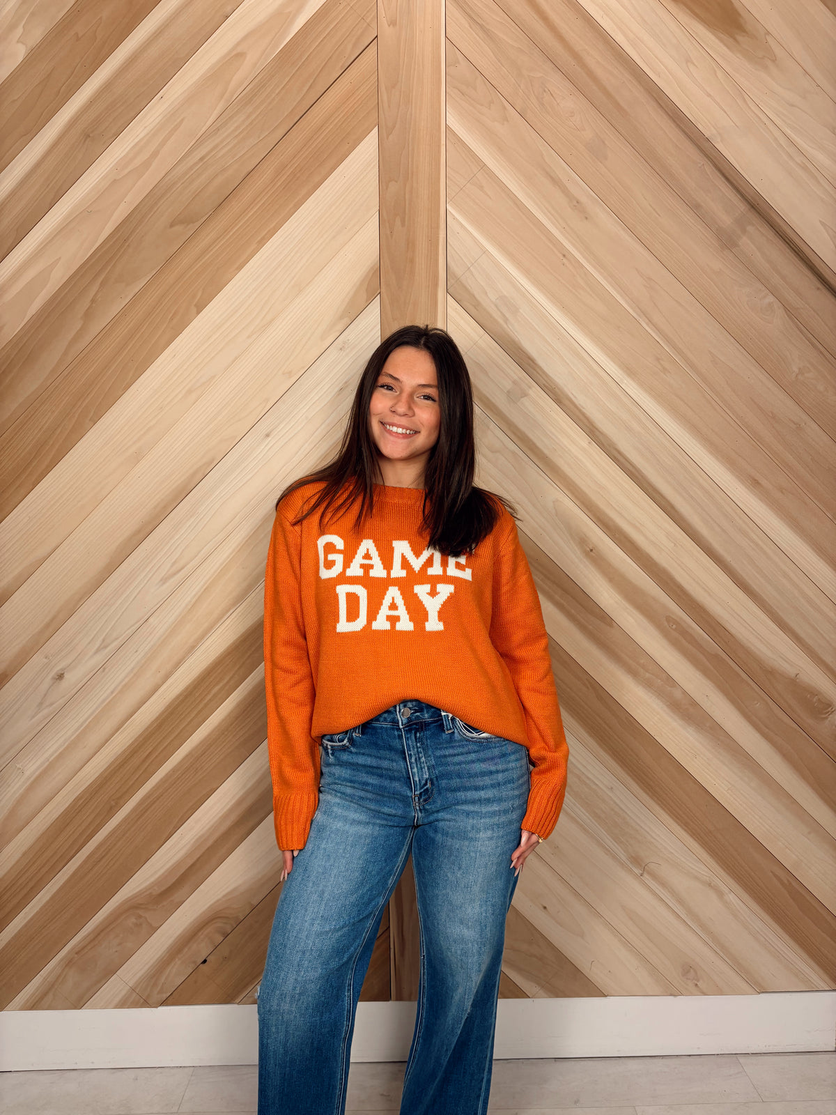 Orange Game Day Sweater