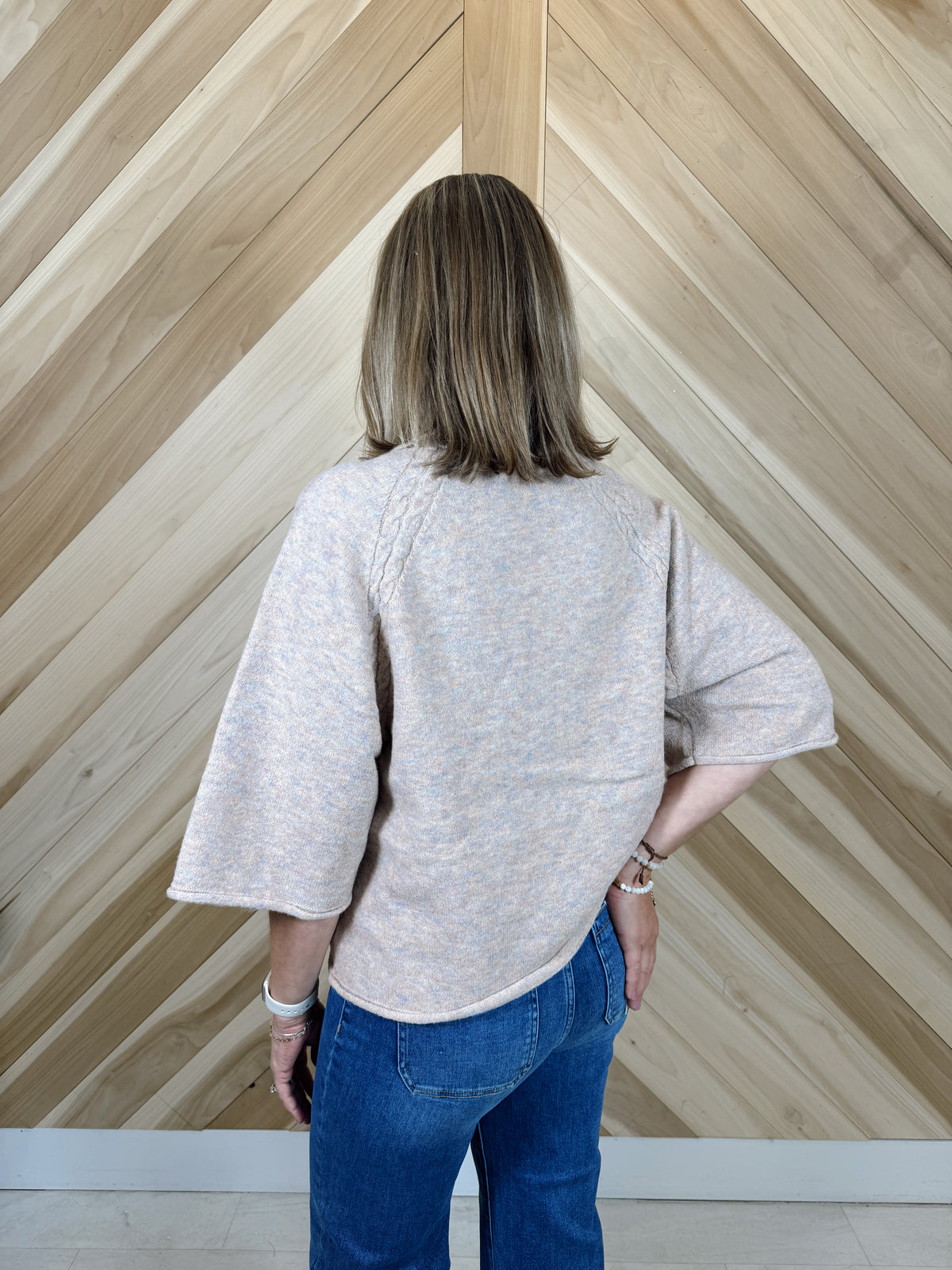 Rose Turtle Neck Sweater