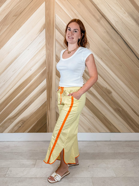 Tulip Stripe Nylon Pants