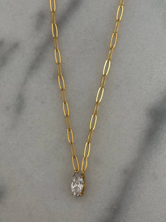 Gold & Diamond Pendant Necklace