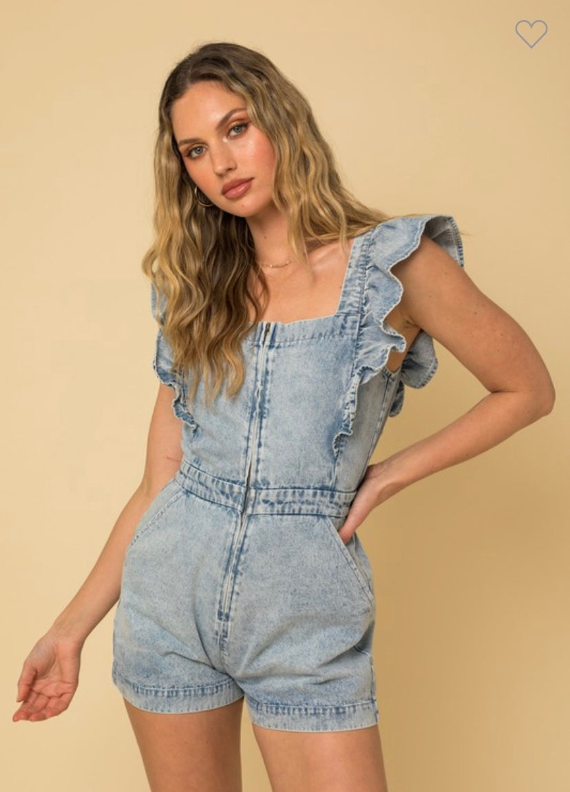 Ruffle Denim (2 Colors)