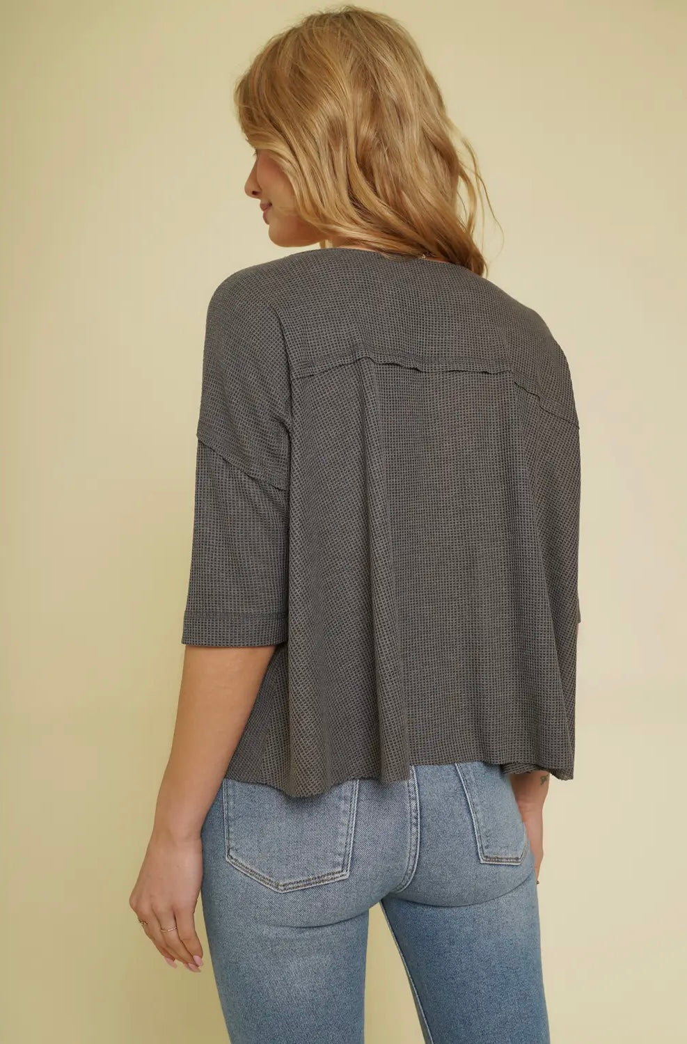 Oversized Henley Top