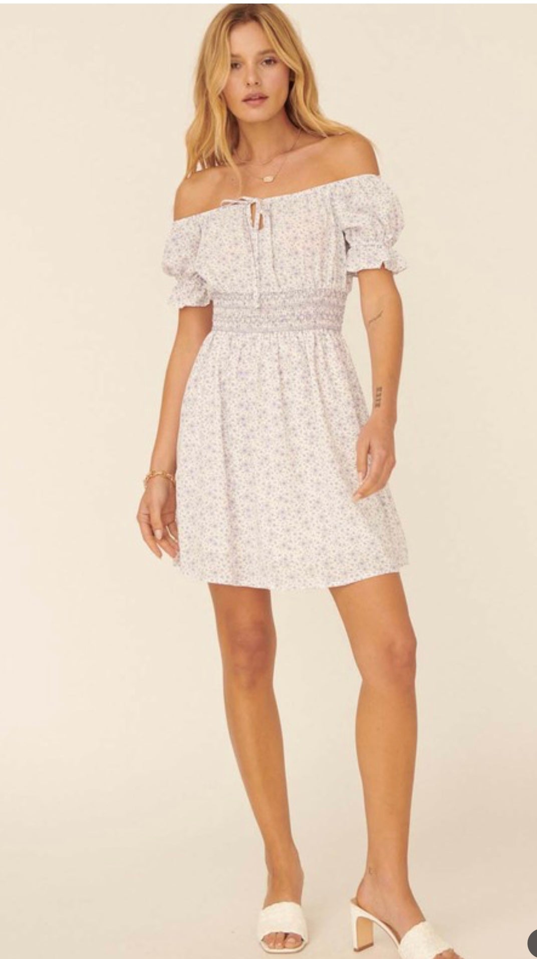 Floral Keyhole Dress