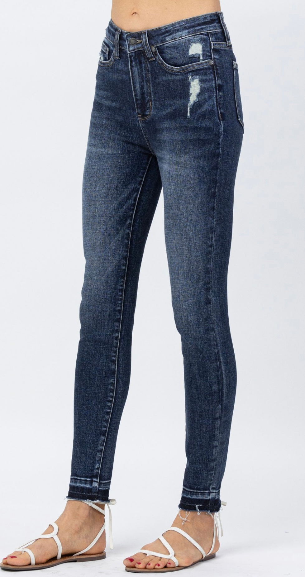 Hi-Waisted Tummy Control Skinny Jeans