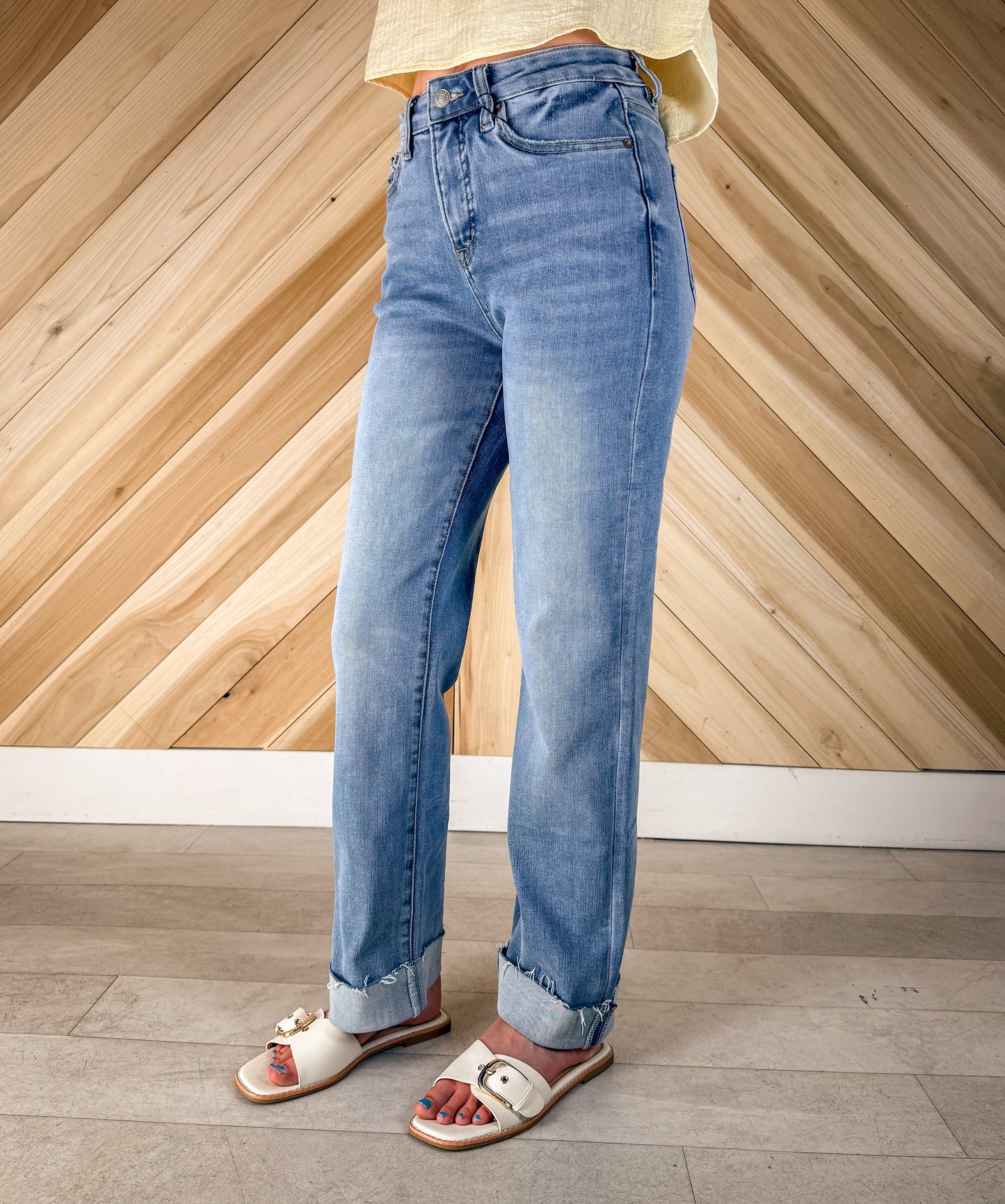 The Bryzza High Rise Straight Leg