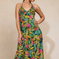 Botanical Halter Maxi