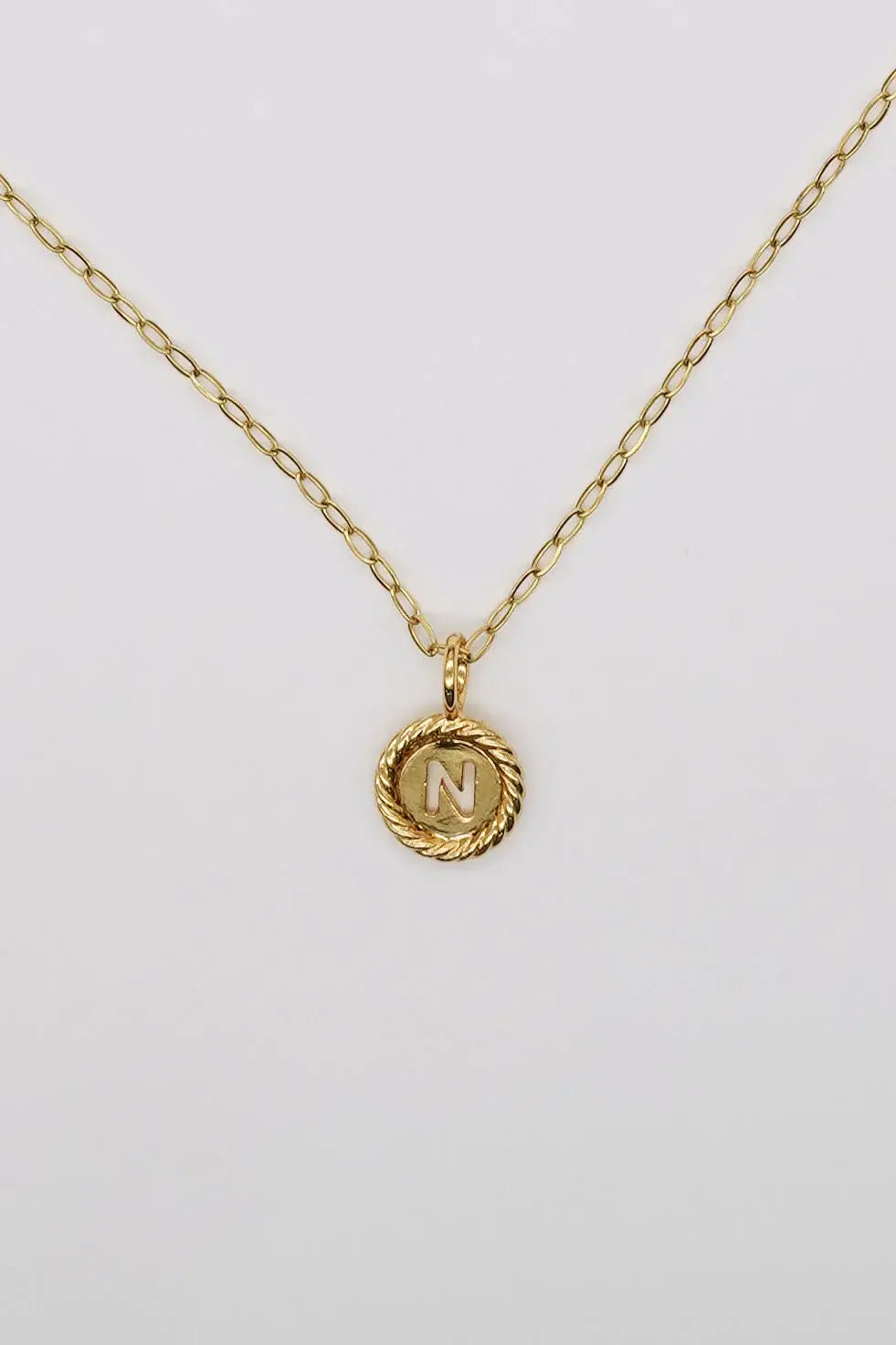 Waterproof Sealed with Love Initial Necklace
