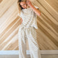 Tan Stripe Set