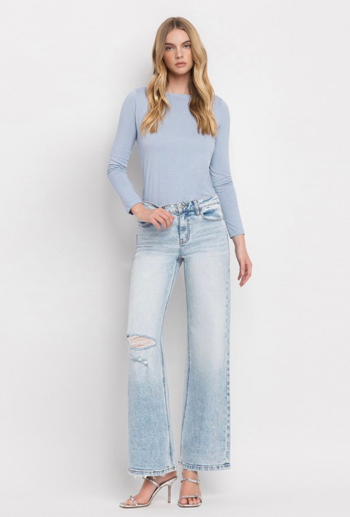 High Rise Wide Leg