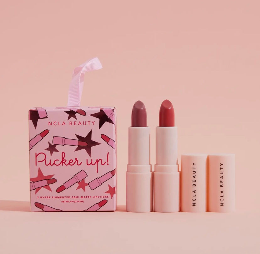 Pink Lipstick Holiday Set