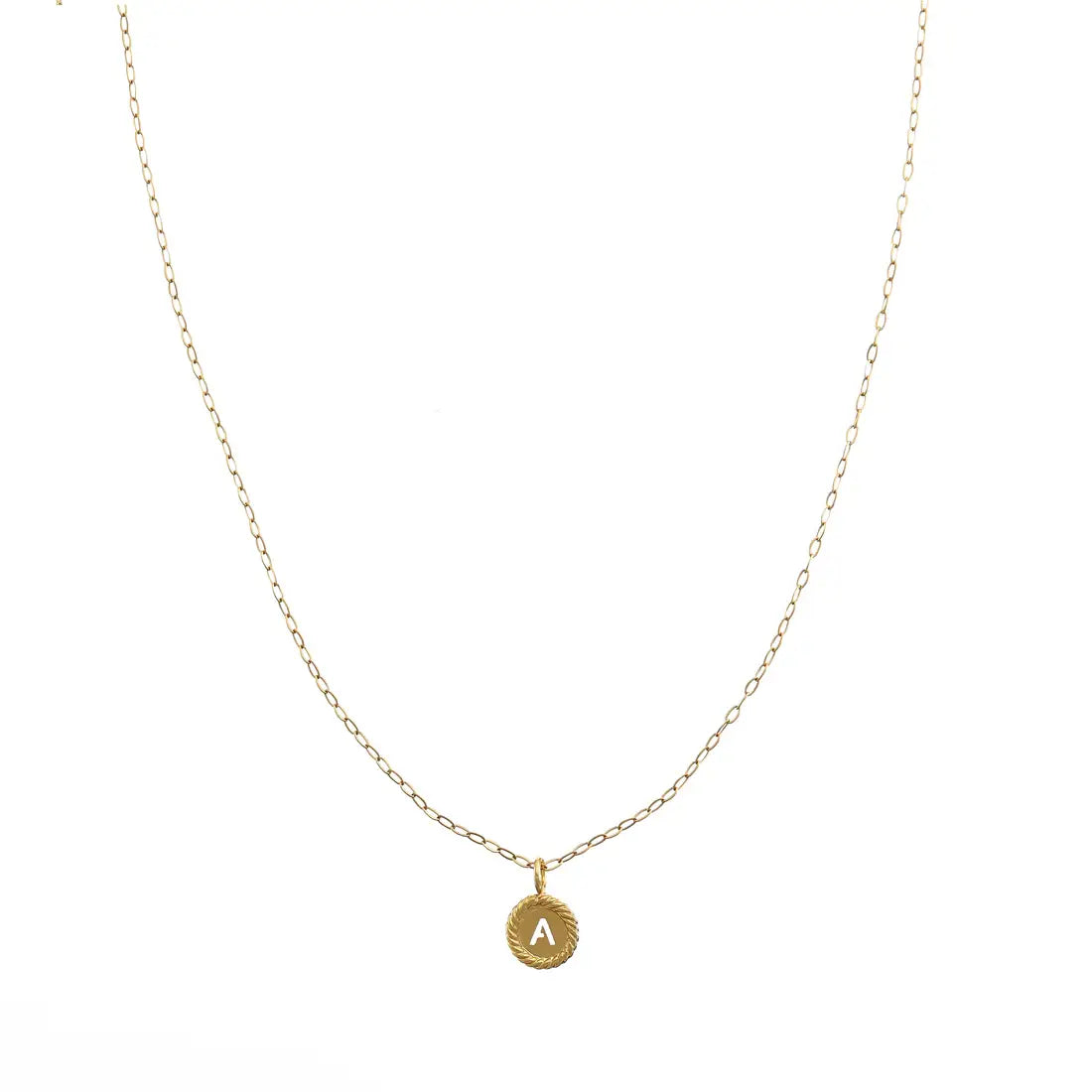 Waterproof Sealed with Love Initial Necklace