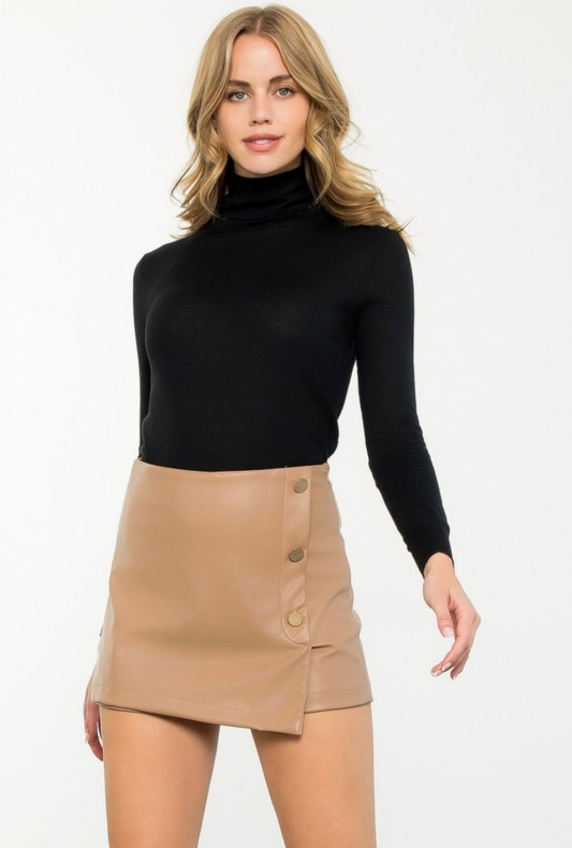 Leather Skort